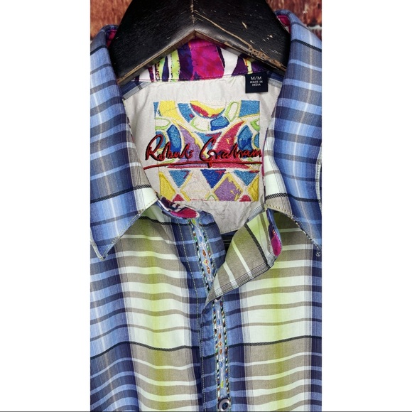 Robert Graham Medium Short Sleeve Button Shirt - Picture 2 of 5